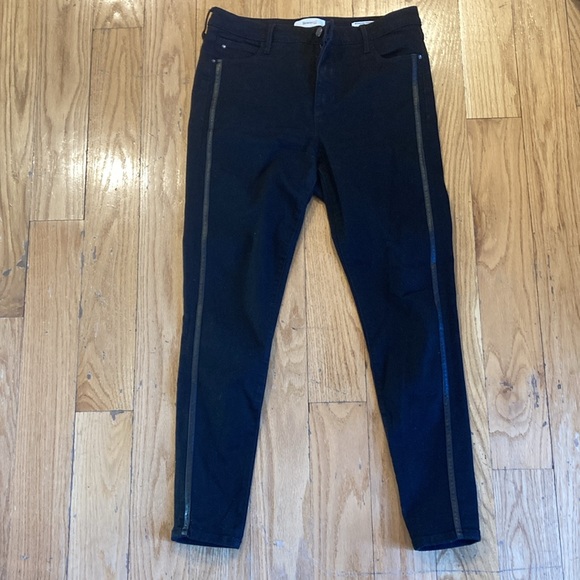 skinnygirl black tuxedo jeans. Size 10.barely worn - Picture 3 of 7